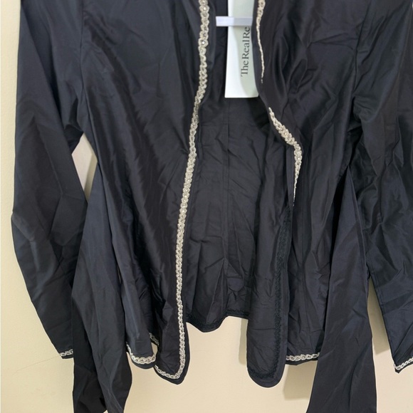 Etro Black silky jacket  evening wear wrap size XS or as Small - Picture 7 of 11
